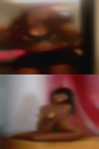 Athletic naked girls and tattooed man.
